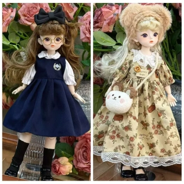 Bộ trang phục BJD PICESTADIO 1/6 DIY 30cm - 30 mẫu đa phong cách, váy mini thời trang, phụ kiện búp bê 8