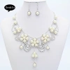 Bộ trang sức cô dâu ngọc trai giả kim cương giả sang trọng - Giá ưu đãi 190k 3