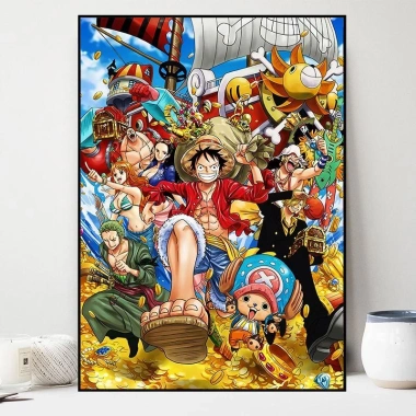 Bộ Tranh Thêu Chữ Thập Luffy Hoạt Hình 2.023 Họa Tiết Giá Ưu Đãi 321.554 VND