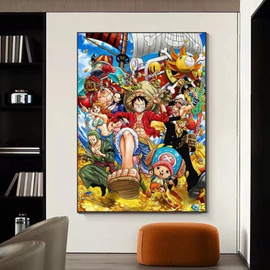 Bộ Tranh Thêu Chữ Thập Luffy Hoạt Hình 2.023 Họa Tiết Giá Ưu Đãi 321.554 VND