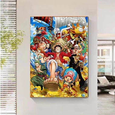 Bộ Tranh Thêu Chữ Thập Luffy Hoạt Hình 2.023 Họa Tiết Giá Ưu Đãi 321.554 VND