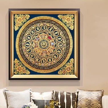 Bộ Tranh Thêu Chữ Thập Thủ Công Họa Tiết Mantra Mandala Thangka – Giá 276.375 VND, giảm 60.803 VND