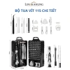 Bộ tua vít đa năng 115 chi tiết - Sửa máy tính, điện thoại, đồng hồ, giảm giá 23% chỉ 120.000đ