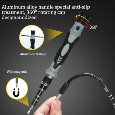 Bộ tuốc nơ vít mini 115 trong 1, chuẩn cho sửa điện thoại, đồng hồ, máy tính bảng 2