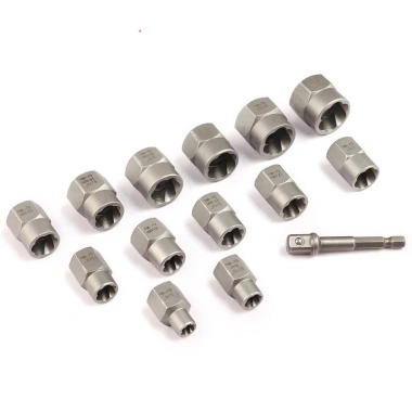Bộ tuýp khẩu tháo mở ốc vít & bulong tuôn đầu 14 chi tiết 6.35‑19mm – Đa năng, bền bỉ, giảm giá 8