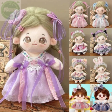 Bộ váy búp bê FLAZEA 20cm DIY - Váy hầu gái đa dạng, phụ kiện xinh cho bé, giảm 21%