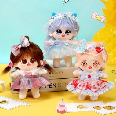 Bộ váy búp bê FLAZEA 20cm DIY - Váy hầu gái đa dạng, phụ kiện xinh cho bé, giảm 21%