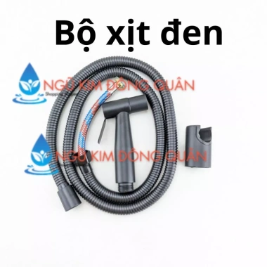 Bộ vòng xịt vệ sinh inox 304 mạ đen sang trọng - Giá 58.000đ, giảm 16.240đ 6