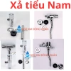 Bộ Xả Tiểu Nam Inox Van Nhấn Tiết Kiệm Nước - Đèn Đồng Thau Mạ Crom, Ren 21 Thông Dụng, Lựa Chọn Giá Tốt