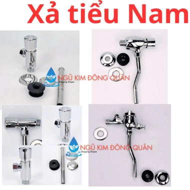 Bộ Xả Tiểu Nam Inox Van Nhấn Tiết Kiệm Nước - Đèn Đồng Thau Mạ Crom, Ren 21 Thông Dụng, Lựa Chọn Giá Tốt