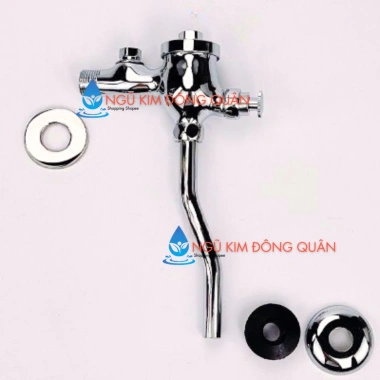 Bộ Xả Tiểu Nam Inox Van Nhấn Tiết Kiệm Nước - Đèn Đồng Thau Mạ Crom, Ren 21 Thông Dụng, Lựa Chọn Giá Tốt