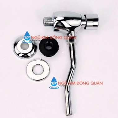 Bộ Xả Tiểu Nam Inox Van Nhấn Tiết Kiệm Nước - Đèn Đồng Thau Mạ Crom, Ren 21 Thông Dụng, Lựa Chọn Giá Tốt
