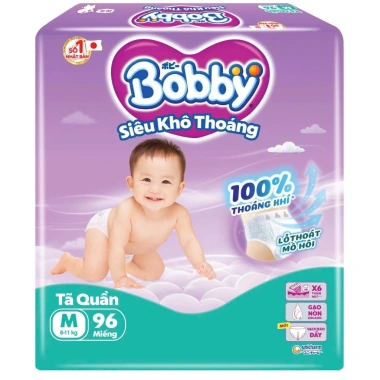 Bobby Tã Quần Siêu Thấm BABY MIKI LA - Thoải mái, Ngăn rò rỉ, Giá chỉ 115.500₫