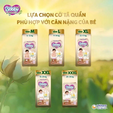 Bobby Tã Quần Siêu Thấm BABY MIKI LA - Thoải mái, Ngăn rò rỉ, Giá chỉ 115.500₫