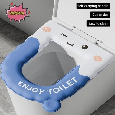 Bọc bồn cầu PNPIA chống thấm, không trơn, giặt được - tái sử dụng gia đình du lịch