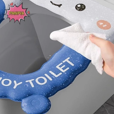 Bọc bồn cầu PNPIA chống thấm, không trơn, giặt được - tái sử dụng gia đình du lịch