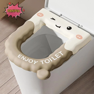 Bọc bồn cầu PNPIA chống thấm, không trơn, giặt được - tái sử dụng gia đình du lịch