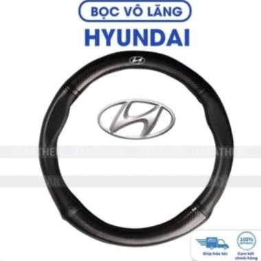 Bọc vô lăng Carbon cho Hyundai I10, I20, I30, Accent, Tucson, Creta... Sang trọng, bảo vệ 100%, Giá ưu đãi 118.999 VND