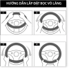 Bọc Vô Lăng Da Bò Cao Cấp Chống Trượt, Thoáng Khí, Bền Màu – Lắp Chuẩn Xe Ô Tô – 450k 2