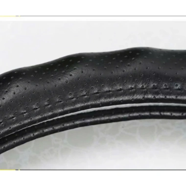 Bọc vô lăng da thật size S cho Honda Civic, Brio, Toyota Wigo, Suzuki Swift, Van, xe điện du lịch - Giá 460.000 VND