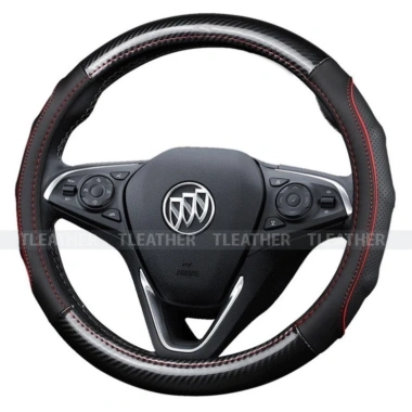 Bọc vô lăng da thật vân carbon 38cm Siêu thoáng khí, êm tay, chống trượt, 450.000đ