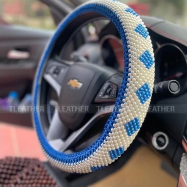 Bọc vô lăng hạt cườm xe tải size 38-47cm - chống mồ hôi tay, không trượt, giá ưu đãi 219k
