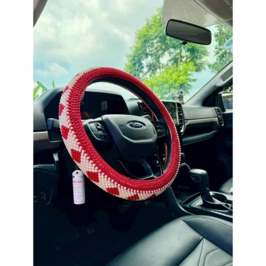 Bọc vô lăng hạt cườm xe tải size 38-47cm - chống mồ hôi tay, không trượt, giá ưu đãi 219k