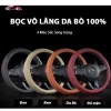 Bọc Vô Lăng Ô Tô Da Thật Cao Cấp - Bền Màu, Cầm Chắc Tay, Xe 4-16 Chỗ - 450.000₫