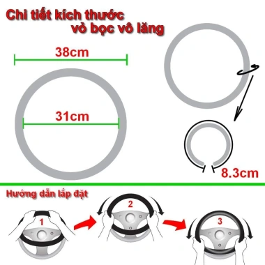 Bọc vô lăng Sparco chính hãng Italia – Chất lượng cao, đầy đủ mẫu, giá 450k giảm 90k