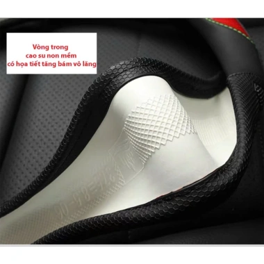 Bọc vô lăng VinFast VF3-VF9 - Chống trơn trượt, form xe điện, giảm mồ hôi, giá 230k 7