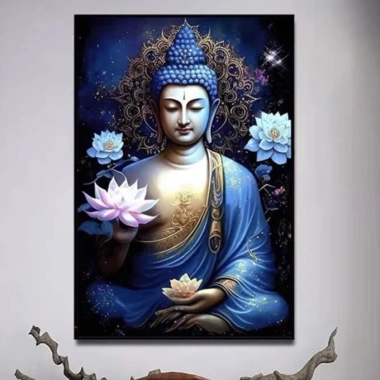Bodhisattva Túi Thêu Chữ Thập Chất Liệu - Phong Cách Trung Hoa Mới cho Phòng Khách, Ưu Đãi 321.554₫