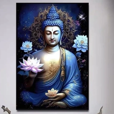 Bodhisattva Túi Thêu Chữ Thập Chất Liệu - Phong Cách Trung Hoa Mới cho Phòng Khách, Ưu Đãi 321.554₫