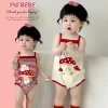 Body Chip 2 Dây Pig BeBe - Hình Cún Nấm Siêu Yêu Bé Sơ Sinh Mùa Hè, Siêu Mềm Mát 119.000đ