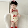 Body Chip 2 Dây Pig BeBe - Hình Cún Nấm Siêu Yêu Bé Sơ Sinh Mùa Hè, Siêu Mềm Mát 119.000đ 5