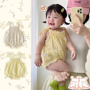 Body Chip Bé Gái Pig BeBe 2 Dây Nhún Ngực Đũi Hàn Mềm Mịn 3-12Kg 119k 8 Body Chip Bé Gái Pig BeBe 2 Dây Nhún Ngực Đũi Hàn Mềm Mịn 3-12Kg 119k 8