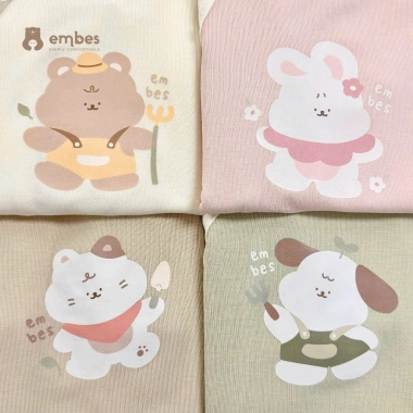 Body Sơ Sinh Cotton Mềm Mịn Cài Chéo In Hình Giá Ưu Đãi 202.950 VND 0-9 Tháng 2