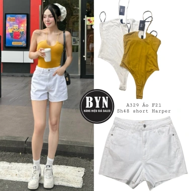 Body Suit a329 Yếm F21 - Siêu nhẹ, ôm chuẩn, Giá giảm chỉ 210.000đ 2 Body Suit a329 Yếm F21 - Siêu nhẹ, ôm chuẩn, Giá giảm chỉ 210.000đ 2