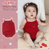 Bodysuit Bé Gái Pig BeBe 2 Dây Cherry Đỏ 3-12kg Đồ Liền Thân Giá Ưu Đãi 88.999₫