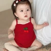 Bodysuit Bé Gái Pig BeBe 2 Dây Cherry Đỏ 3-12kg Đồ Liền Thân Giá Ưu Đãi 88.999₫ 5