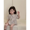 Bodysuit caro cổ bèo siêu dễ thương cho bé gái mùa hè F93 - Giá chỉ 251.900₫ 6