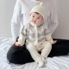 Bodysuit len thổ cẩm S62 cho bé trai, bé gái mùa thu đông 245k ấm áp, dễ thương 4