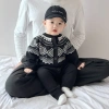 Bodysuit len thổ cẩm S62 cho bé trai, bé gái mùa thu đông 245k ấm áp, dễ thương 6
