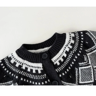 Bodysuit len thổ cẩm S62 cho bé trai, bé gái mùa thu đông 245k ấm áp, dễ thương 7