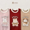 Bodysuit sơ sinh dài tay in hình kèm mũ dày dặn mùa thu đông cho bé 0‑9 tháng - 165.750₫ 3