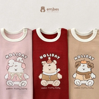 Bodysuit sơ sinh dài tay in hình kèm mũ dày dặn mùa thu đông cho bé 0‑9 tháng - 165.750₫