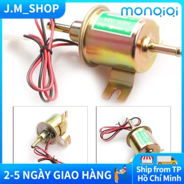 Bơm dầu diesel 12V - Xăng 80‑100 lít/h, áp suất 3‑6 psi, giảm giá 20% chỉ 125k 2