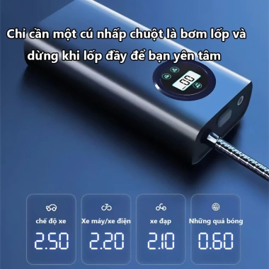 Bơm lốp ô tô MONQIQI 12V 150PSI - Máy nén khí 120W tự động thông minh kỹ thuật số, giá chỉ 140.000₫ 4