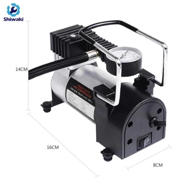 Bơm lốp Shiwaki 12V DC xi lanh đơn 35L/phút, hạng nặng, thiết kế nhỏ gọn, 289.300 VND