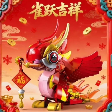 Bốn Thần Thú - Đồ chơi lắp ráp trẻ em, mô hình sáng tạo, quà năm mới, giảm giá 675.456₫ (giá gốc 830.811₫)