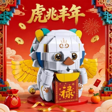 Bốn Thần Thú - Đồ chơi lắp ráp trẻ em, mô hình sáng tạo, quà năm mới, giảm giá 675.456₫ (giá gốc 830.811₫)